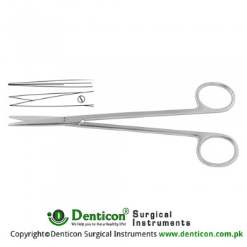 Metzenbaum-Nelson Dissecting Scissor Straight - Sharp/Sharp Stainless Steel, 20.5 cm - 8"